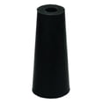thumbnail image 1 of JR Door Stop Bumper 10695 Rubber; 2-1/4 Inch Length x 1 Inch Base Diameter; Black; With Mounting Screw, 1 of 3