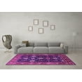 thumbnail image 3 of Ahgly Company Indoor Rectangle Oriental Pink Traditional Area Rugs, 6' x 9', 3 of 4