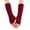 Wine, variant on Tittly Winter Gloves Gloves for Women Women's Winter Solid Dough Half Finger Warm Knitting Wool Gloves Knit Gloves Warm Gloves Beige One Size