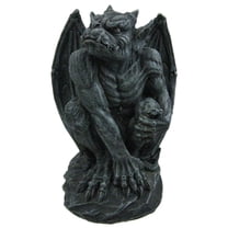 PTC Poised Protector Winged Gargoyle Statue, 4"D x 4"W x 7"H, Gray