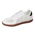 thumbnail image 2 of Womens Sport Sneakers Lace Flower Embroidered Breathable Comfort Round Toe Lace-Up Walking Tennis Shoes, 2 of 8