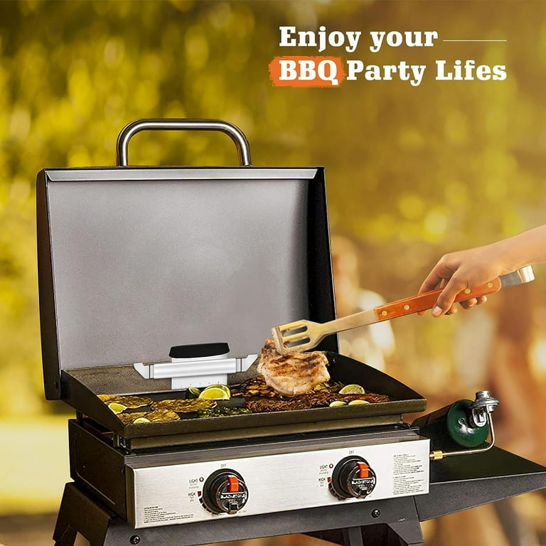 YAOAWE 2-Pack Stainless Steel Griddle Spatula Holder, Adjustable