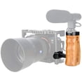thumbnail image 2 of NICEYRIG NATO Quick Release Wooden Handle, Universal Side Grip with Mounting Holes Cold Shoe - 268, 2 of 5