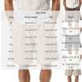 thumbnail image 3 of MYAOYI Mens Shorts Cotton Linen Blend Shorts Elastic Waist Drawstring Loose Fit Summer Casual Beach Shorts with Pockets, 3 of 7