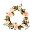 thumbnail image 4 of Guirnalda de camelia falsa simulación de plantas de flores artificiales que cuelgan la puerta de la boda decoración del hogar rosa 40CM Jumpingount HA9074-04B, 4 of 6