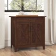 thumbnail image 2 of Bush Furniture Key West Secretary Desk with Keyboard Tray & Cabinet in Cherry, 2 of 10