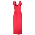 thumbnail image 3 of Women's G-III 4Her by Carl Banks Red Los Angeles Angels Game Over Maxi Dress, 3 of 3