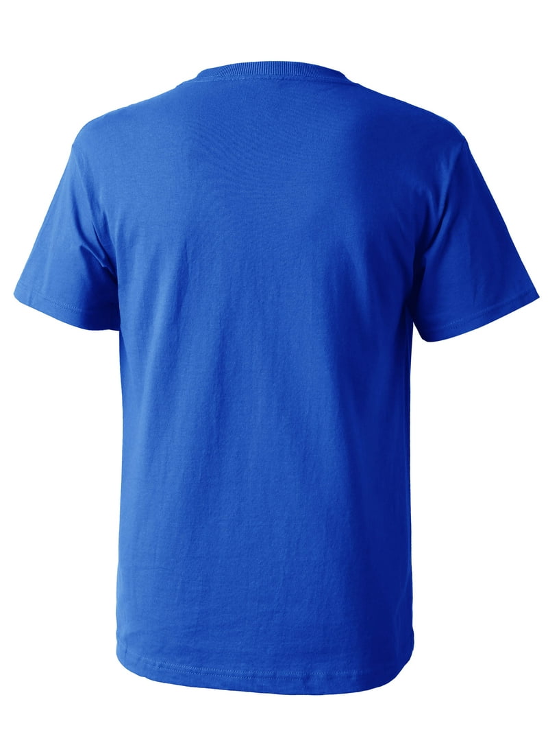 Ma Croix Mens Basic Crew Neck Tee Shirts Solid Plain Summer