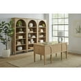 thumbnail image 3 of Modern Wood Open Bookcase Office Cabinet Fully Assembled Light Brown, 3 of 12