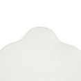 thumbnail image 4 of Christopher Knight Home 50" Modern Fabric Storage Ottoman with Scalloped Design, Solid Wood Frame, White, 4 of 10