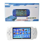 PSP Handheld Game Machine X6,8GB,with 4.3 inch High Definition Screen, Built-in Over 10000 Free Games,White