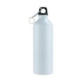 thumbnail image 1 of Botellas de agua de 750 ml con mosquetón Botella de agua de aluminio portátil Jarra de agua reutiliz Tomshoo Blanco, 1 of 7