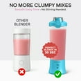 thumbnail image 4 of Blendi X 24 oz BPA-Free Rechargable Portable Blender, Turquoise, 4 of 9