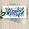 thumbnail image 2 of 1 Pcs 2D Flat License Plate Covers & Frames, Summer Vibes For Decorative Front, Waterproof For Decoration Aluminum License Plate Covers & Frames Cover For Men Women, 12" X 6", 2 of 6