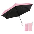 thumbnail image 2 of Voglyf Mini Travel Folding Umbrella, Small Compact and Lightweight, Pocket Size Sun Rain Umbrella, Portable Windproof Small Parasol with Storage for Women Men Travel Outdoor Carry Gift,Pink, 2 of 8