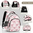 thumbnail image 4 of ALAZA Watercolor Bow School Backpack Elementary Bag Bookbag Travel Rucksack, 4 of 6
