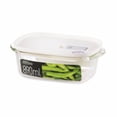 thumbnail image 1 of Lock & Lock Contenedor de vidrio hermético con tapa blanca 890 ml LocknLock LLG941W, 1 of 1