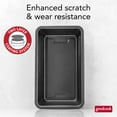 thumbnail image 5 of GoodCook PRO Nonstick Steel Loaf Pan, 9" x 5", Gray, 5 of 10