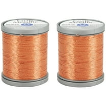 Coats Metallic Thread 125yd, Copper, 2-pack