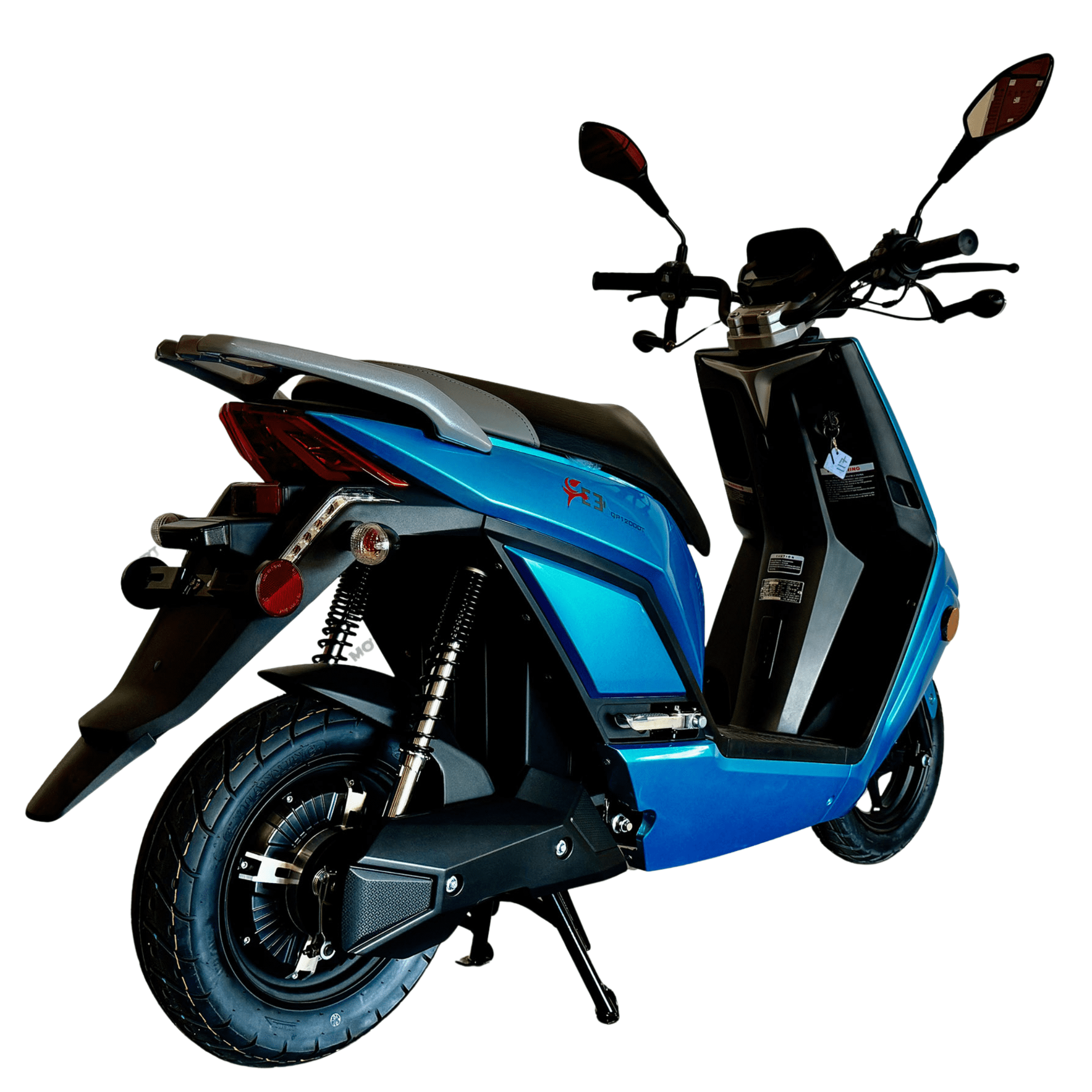 Lifan E3 Adult Electric Moped Scooter, 1200W Motor, 60V Lithium Battery