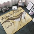 thumbnail image 3 of We Live for Adventure Shaggy Area Rug, Rugs for Living Room Bedroom Non Slip Door Mat Indoor Carpet Machine Washable Nursery Home Decor Floor Mats for Entryway 60x39in-#, 3 of 5