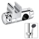 thumbnail image 2 of Soporte de ducha cromado, ajuste universal para ducha de mano, plástico ABS de grado de ingeniería, 2 of 8