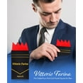 thumbnail image 2 of Vittorio Farina Pre-Folded Pocket Square (Four-Point), 2 of 7