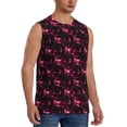 thumbnail image 2 of Kdxio Vintage Psychedelic for Men's Muscle T-shirt,Sleeveless for Workout Running Athletic Gym Lounge Casual, 2 of 5
