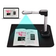 thumbnail image 1 of TFixolAibecy BK51 USB Document Camera Scanner Capture Size A3 HD 16 Mega-pixels High Speed Scanner with LED Light for ID Cards Passport Books Watermarks Setting PDF Format Export for Classroom Office, 1 of 7