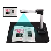 CACAGOO BK51 USB Document Camera Scanner Capture Size A3 HD 16 -pixels High Speed Scanner with LED Light for Cards Passport Books Watermarks Setting PDF Format Export for Classroom Office Library Ba