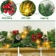 thumbnail image 5 of Adornos navideños, corona navideña de 270 cm para colgar sobre la puerta, escalera o patio. Decoración de plástico para espacios comerciales y de hotel., 5 of 6