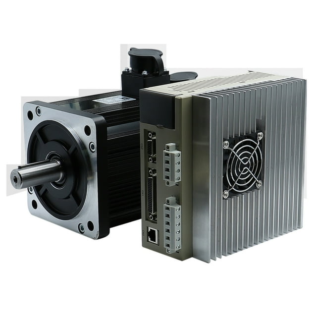 AC Servo Motor 2.6KW 130ST-M10025 10N.m 2500 RPM 2600W 220 380 Single Phase Engine Matched T3L-L30F-GABF Driver For CNC ,Easy to Install