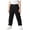 Black@GC@, variant on CONZONE Kids Boys Cargo Pants Outdoor Hiking Pants For Child Buttons Solid Color Wide Leg Jogger Trousers With Pockets