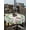 Ivory, variant on Spring Botanical Outdoor Tablecloth - 54x54 Inch Square Dining Table Cover, Garden Birds Floral Leaves Brown Wood Waterproof Outdoor Table Cloth with Umbrella Hole & Zipper for Picnic/Patio/Party