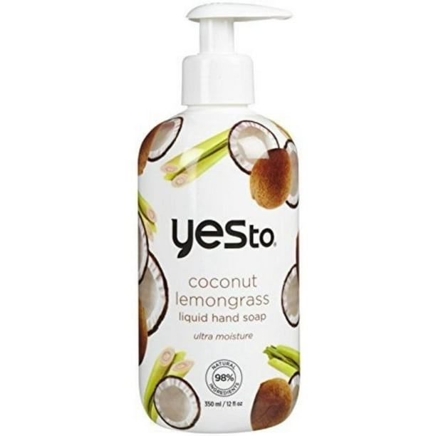 Yes to Coconut Lemongrass Liquid Hand Soap, 12 Fl Oz - Walmart.com -  Walmart.com