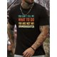 thumbnail image 1 of Men's Casual Novelty T-Shirt, " You Can't Tell Me What To Do You Are Not My Granddaughter " Creative Print Short Sleeve Summer Top, Comfort Fit, Stylish Crew Neck Tee For Daily Wear, 1 of 8