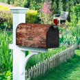thumbnail image 2 of Old Brick Wall Mailbox Cover Red Stone Wall Vintage Texture Retro Grain Magnetic Mailbox Covers Standard Size 18x21 Inch Farmhouse Mail Box Wraps Post Letter Box Cover for Yard Garden, 2 of 6