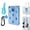 Blue, variant on Silicone Phone Holder for Bogg Bags with Hook & Carabiner Inserts Beach Bag Keychain Accessories Charm, Soft Silicone Insert Case Cell Phone Holder for Tote Bag - Rose Red