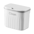thumbnail image 1 of yuksok Kitchen Compost Bin Trash Bin Waterproof Rubbish Container Hanging Small Trash White S, 1 of 9
