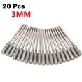 thumbnail image 1 of 20Pcs 2.35Mm Shank Cyliner Diamond Grinding Burr Teeth Grinding Bit Carving Tool, 1 of 2