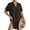 Black, variant on MOYIKO Women Swimsuit Coverup Shirt Dress Button Down Bathing Suit Cover Up Beach Vacation Outfits