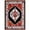 Red/Black, variant on SAFAVIEH Vintage Hamadan Caylee Medallion Area Rug, Red/Black, 8' x 10'