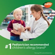 Childrens Zytec Liquid Allergy Syrup, Free of Dyes, Sugar, Alcohol, Grape Flavor, 8 fl. oz