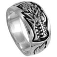 thumbnail image 4 of Sterling Silver Women's Men's Dragon Ring Wholesale 925 Band 12mm Jewelry Female Male Unisex Size 8, 4 of 4