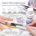 thumbnail image 5 of SAVILAND Monomer Acrylic Nail Liquid: 4 oz Acrylic Liquid Monomer with #12 Acrylic Nail Brush for Acrylic Powder Application, Non-Yellowing Acrylic Nail Monomer Liquid for DIY Home & Nail Salon Use, 5 of 9