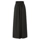 thumbnail image 4 of Pantalones de yoga de cintura alta y pierna ancha para mujer - Pantalones palazzo boho beach, elásticos, con aberturas laterales, opciones de tallas grandes, 4 of 5