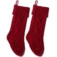 thumbnail image 3 of HSHDLDF 4pack 18inch Christmas Stockings for Family Holiday Decorations (18inch Red-4pcs), 3 of 3