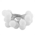 thumbnail image 1 of Portable Cotton Ball Lights, Decor String Light, 2M 20 LED Battery Powered for New Year Home, 1 of 8