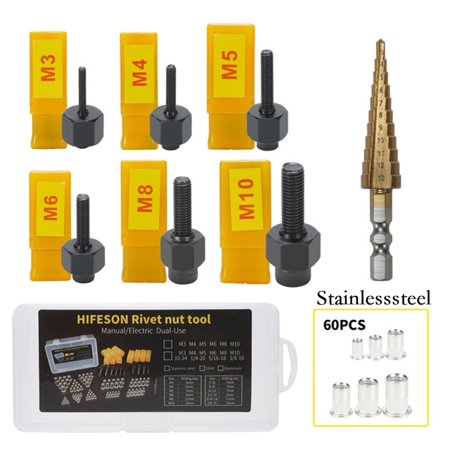 

RANMEI Hand Rivet Nut tool Simple installation Manual Riveter Tool Accessory M3-M10