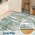 thumbnail image 6 of Garvee 5'x7' Modern Abstract Area Rug Washable Accent Carpet, Non-Slip Low Pile Indoor Mat for Living Room Bedroom Home Office, Green, 6 of 8